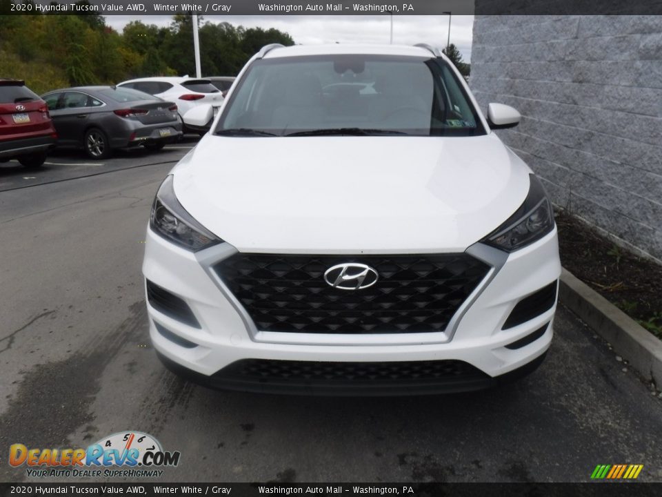 2020 Hyundai Tucson Value AWD Winter White / Gray Photo #2