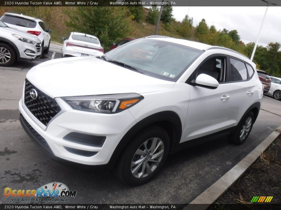 2020 Hyundai Tucson Value AWD Winter White / Gray Photo #3