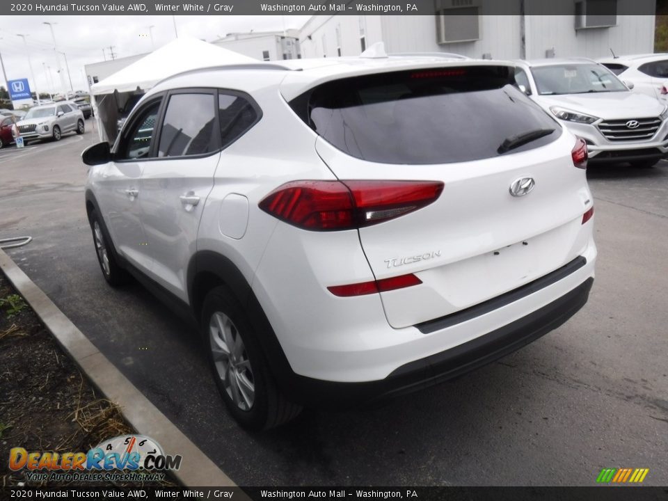 2020 Hyundai Tucson Value AWD Winter White / Gray Photo #4