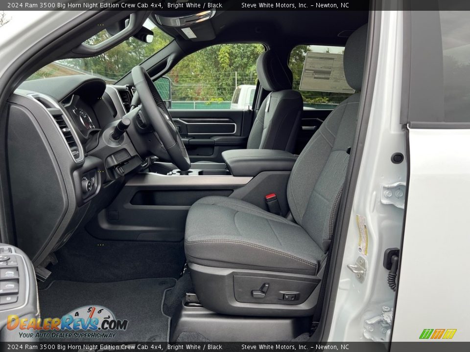 Front Seat of 2024 Ram 3500 Big Horn Night Edition Crew Cab 4x4 Photo #13