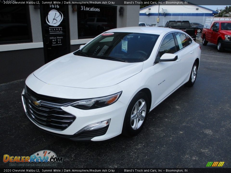 2020 Chevrolet Malibu LS Summit White / Dark Atmosphere/Medium Ash Gray Photo #2