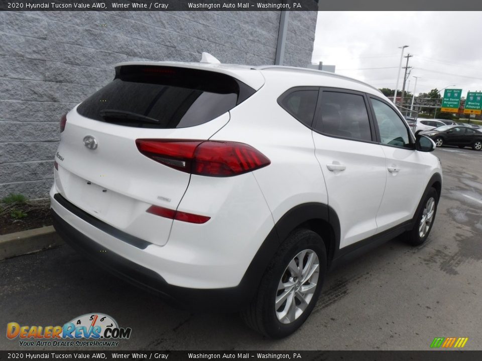 2020 Hyundai Tucson Value AWD Winter White / Gray Photo #6