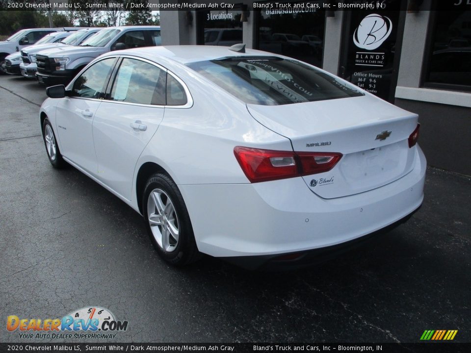 2020 Chevrolet Malibu LS Summit White / Dark Atmosphere/Medium Ash Gray Photo #3