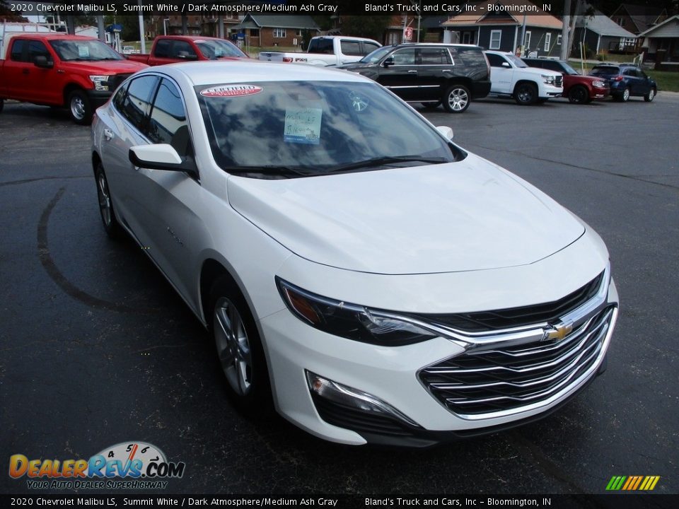 2020 Chevrolet Malibu LS Summit White / Dark Atmosphere/Medium Ash Gray Photo #5