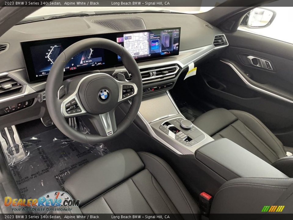 Black Interior - 2023 BMW 3 Series 340i Sedan Photo #12