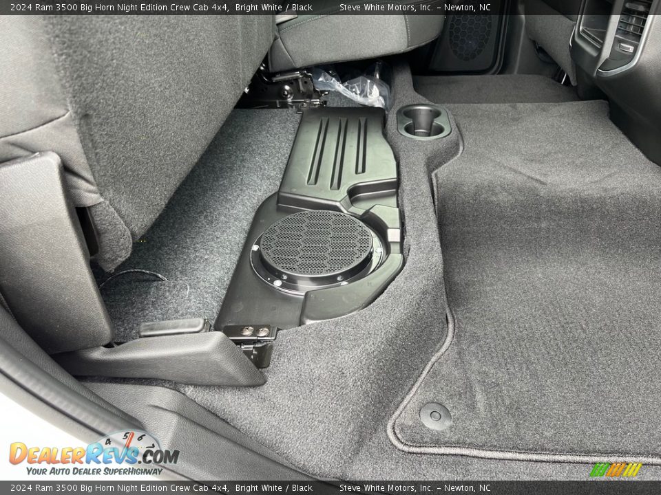 Rear Seat of 2024 Ram 3500 Big Horn Night Edition Crew Cab 4x4 Photo #19