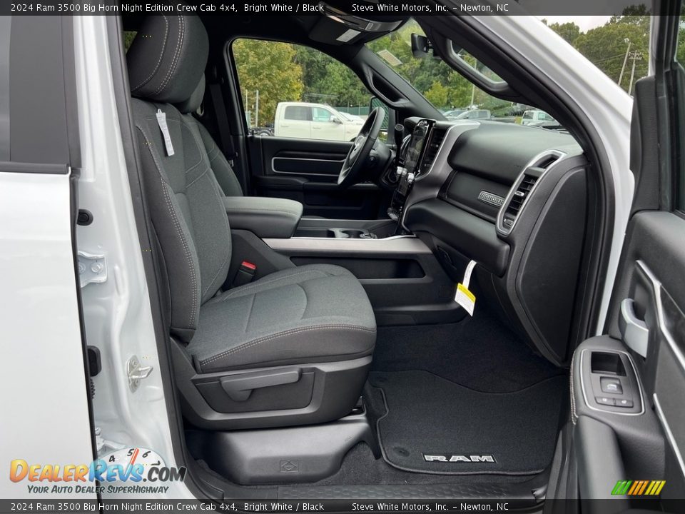 Front Seat of 2024 Ram 3500 Big Horn Night Edition Crew Cab 4x4 Photo #20