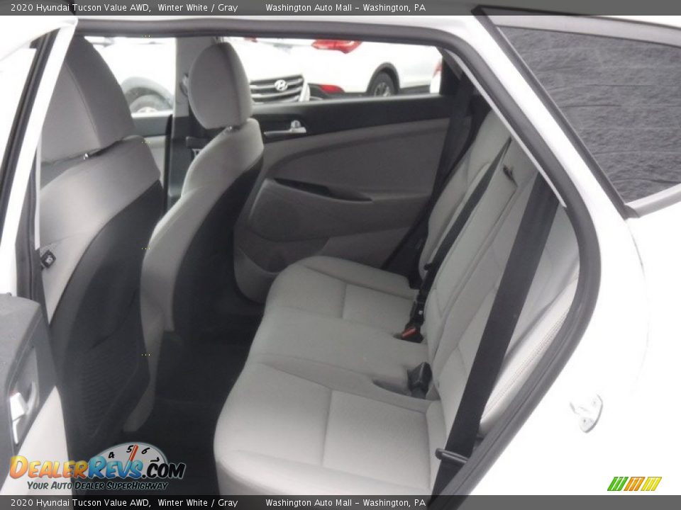 2020 Hyundai Tucson Value AWD Winter White / Gray Photo #28