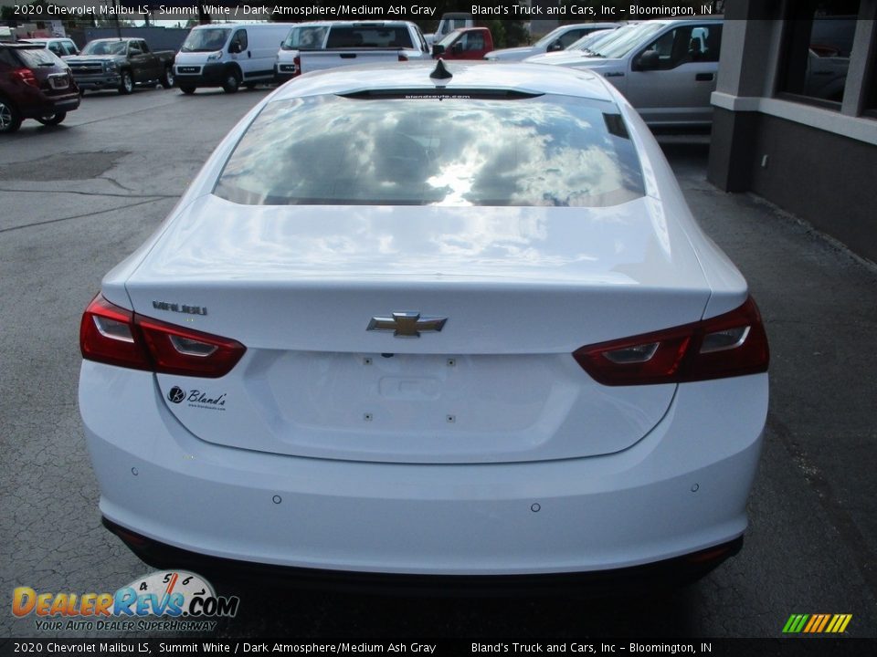 2020 Chevrolet Malibu LS Summit White / Dark Atmosphere/Medium Ash Gray Photo #24