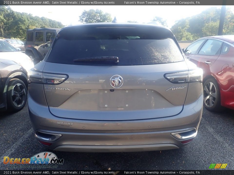 2021 Buick Envision Avenir AWD Satin Steel Metallic / Ebony w/Ebony Accents Photo #3