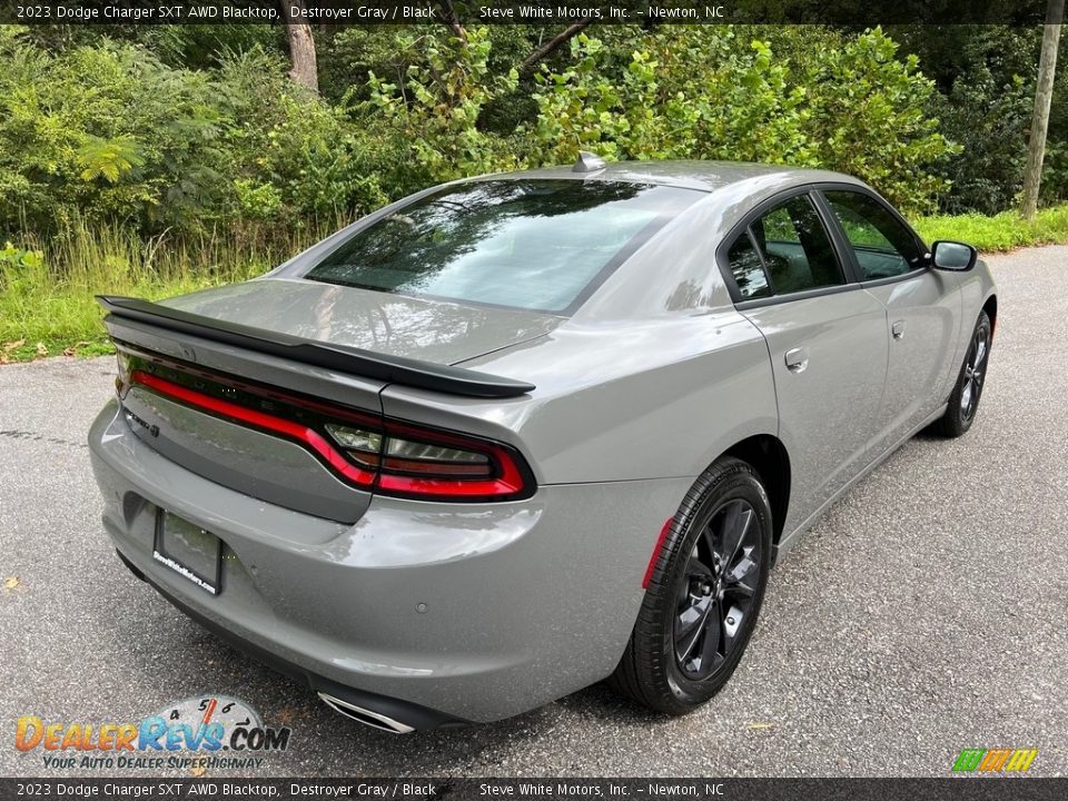 Destroyer Gray 2023 Dodge Charger SXT AWD Blacktop Photo #6