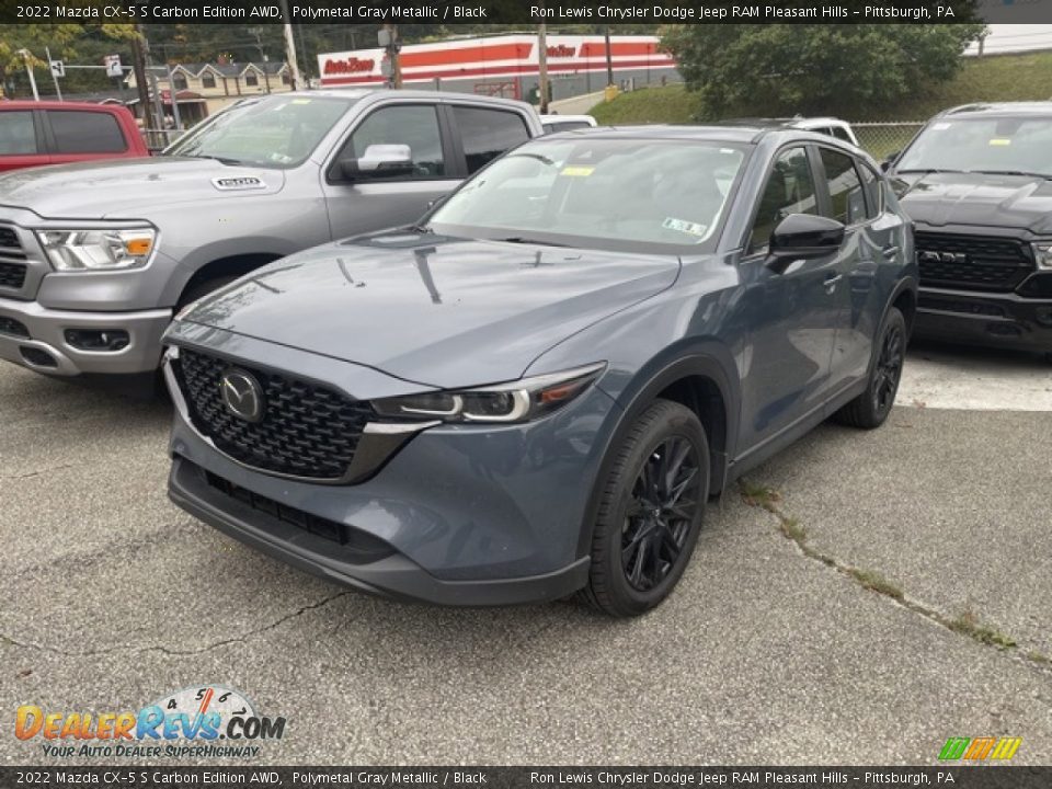 2022 Mazda CX-5 S Carbon Edition AWD Polymetal Gray Metallic / Black Photo #3