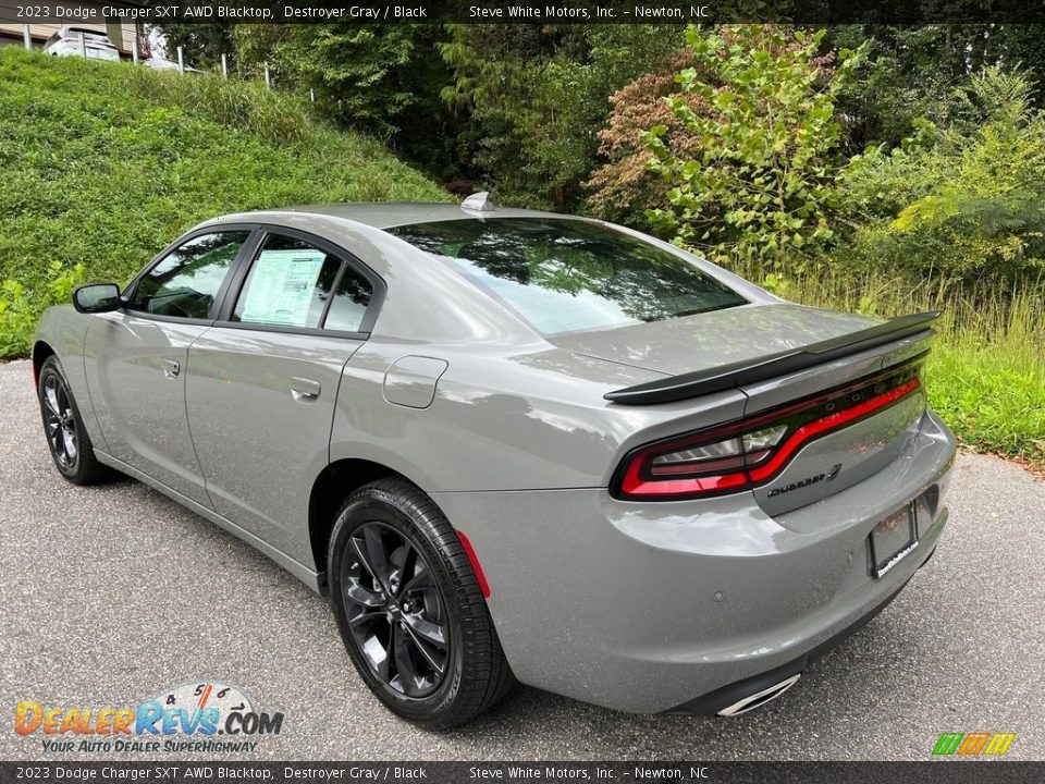 Destroyer Gray 2023 Dodge Charger SXT AWD Blacktop Photo #8