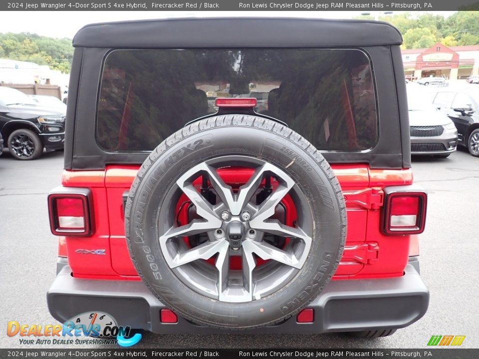 2024 Jeep Wrangler 4-Door Sport S 4xe Hybrid Firecracker Red / Black Photo #4