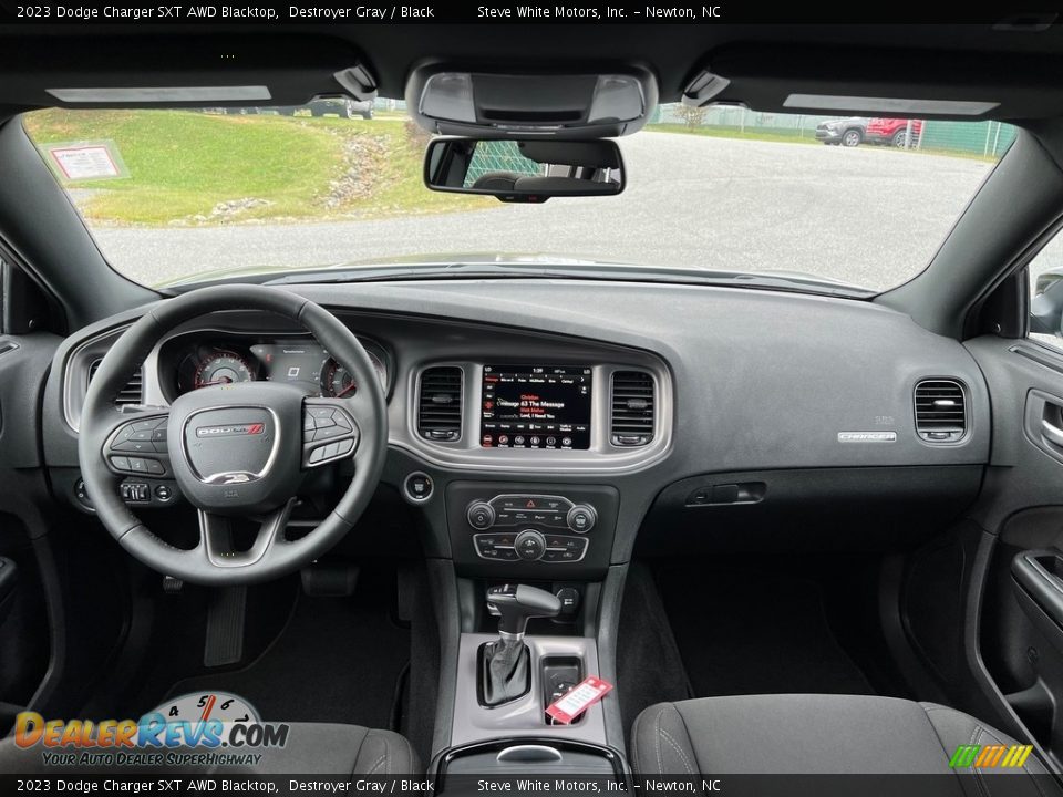 Dashboard of 2023 Dodge Charger SXT AWD Blacktop Photo #12