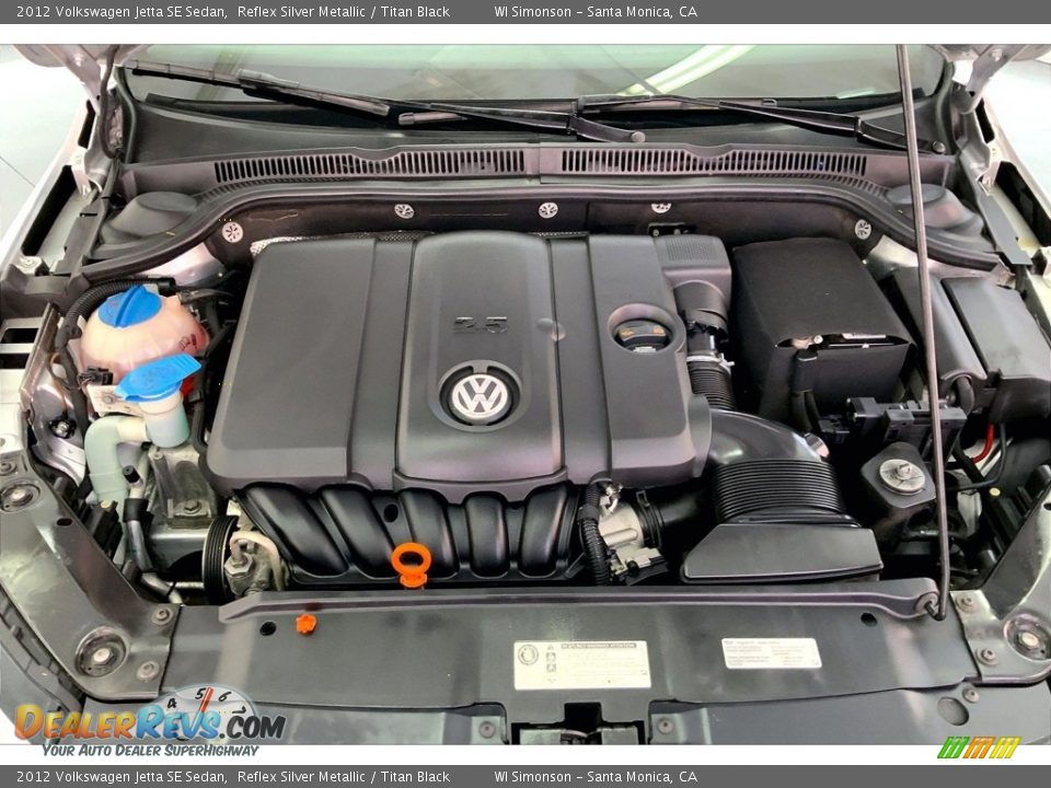 2012 Volkswagen Jetta SE Sedan 2.5 Liter DOHC 20-Valve 5 Cylinder Engine Photo #9