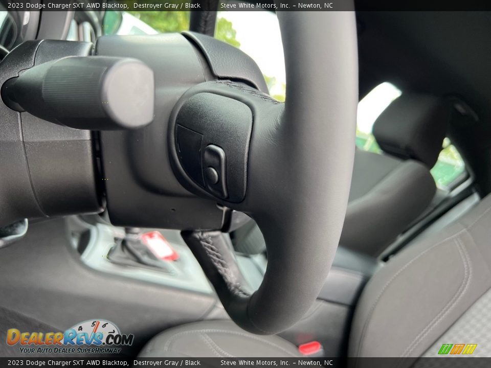 2023 Dodge Charger SXT AWD Blacktop Steering Wheel Photo #15