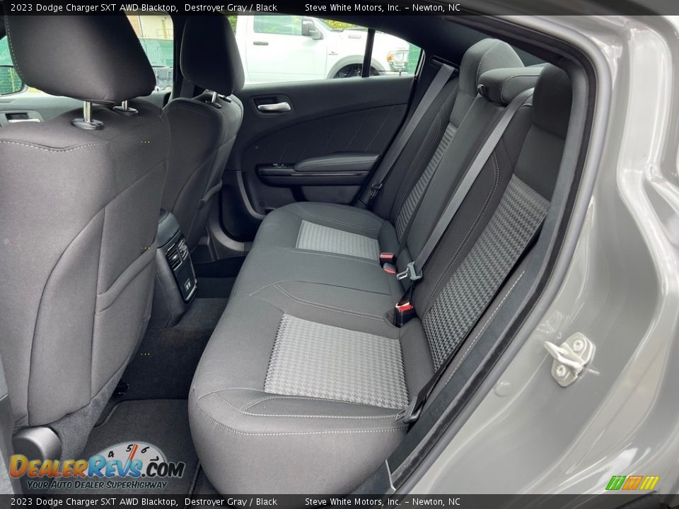 Rear Seat of 2023 Dodge Charger SXT AWD Blacktop Photo #16