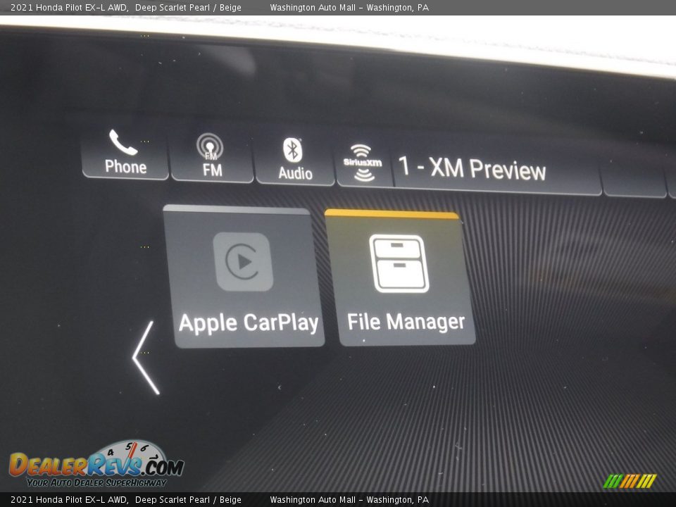 2021 Honda Pilot EX-L AWD Deep Scarlet Pearl / Beige Photo #8