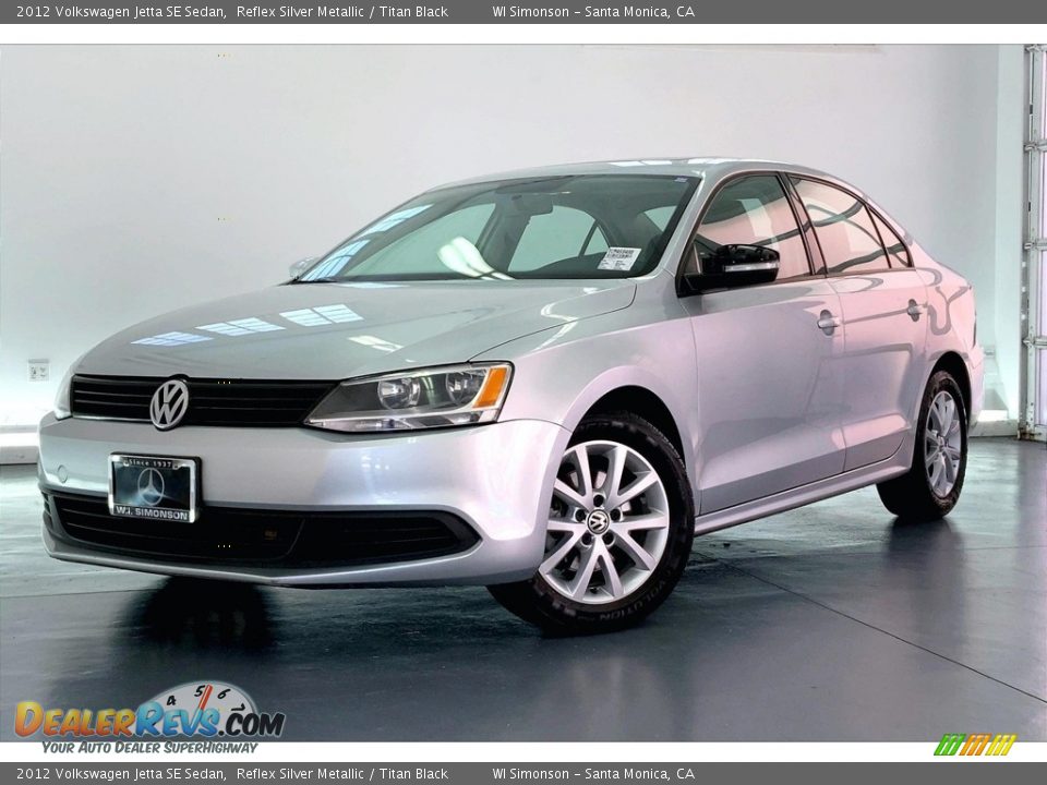 Reflex Silver Metallic 2012 Volkswagen Jetta SE Sedan Photo #12