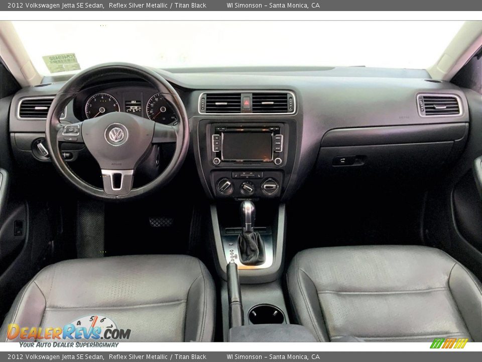 Titan Black Interior - 2012 Volkswagen Jetta SE Sedan Photo #15