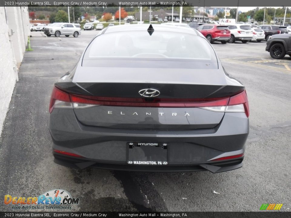 2023 Hyundai Elantra SEL Ecotronic Gray / Medium Gray Photo #6