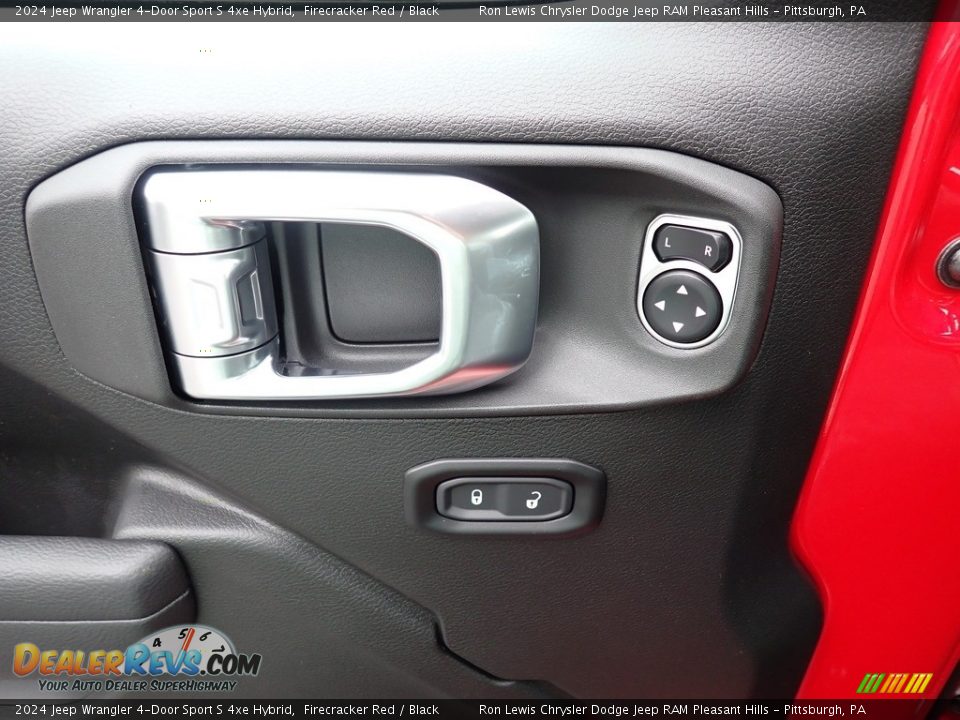 Door Panel of 2024 Jeep Wrangler 4-Door Sport S 4xe Hybrid Photo #14