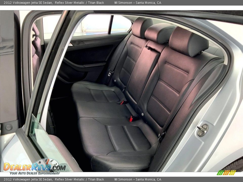 Rear Seat of 2012 Volkswagen Jetta SE Sedan Photo #20