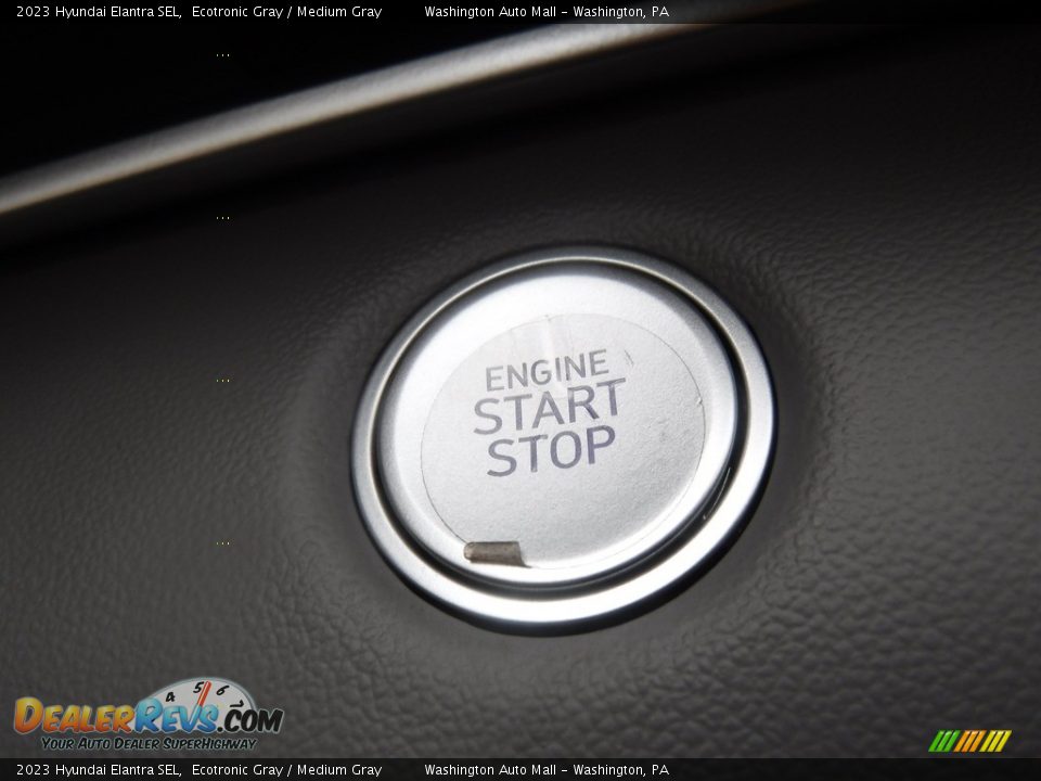 2023 Hyundai Elantra SEL Ecotronic Gray / Medium Gray Photo #14