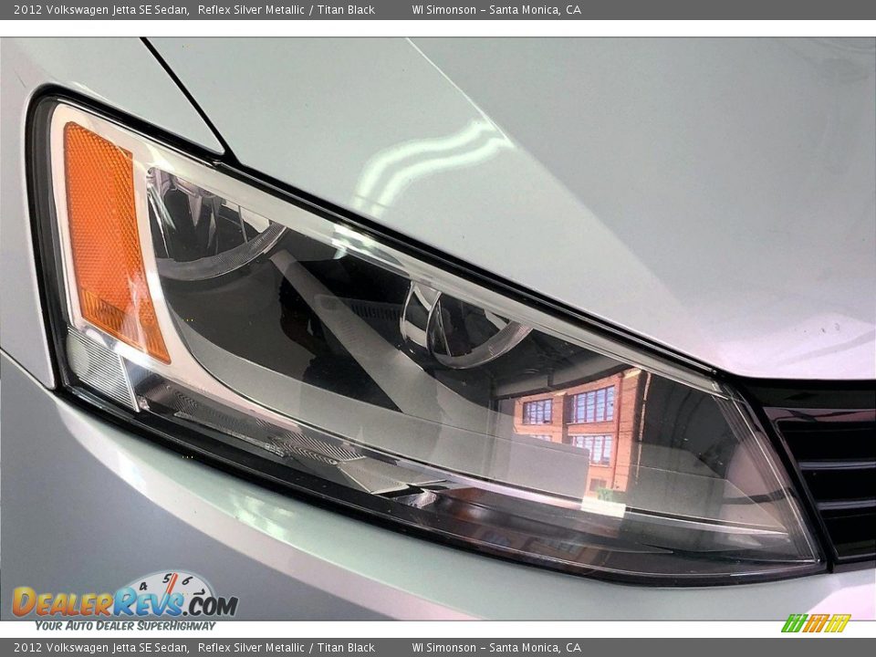 2012 Volkswagen Jetta SE Sedan Reflex Silver Metallic / Titan Black Photo #28