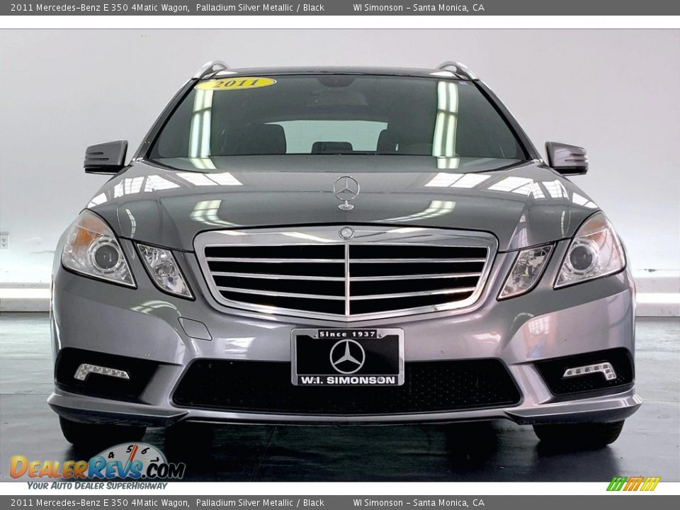 2011 Mercedes-Benz E 350 4Matic Wagon Palladium Silver Metallic / Black Photo #2