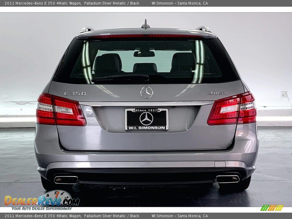 2011 Mercedes-Benz E 350 4Matic Wagon Palladium Silver Metallic / Black Photo #3