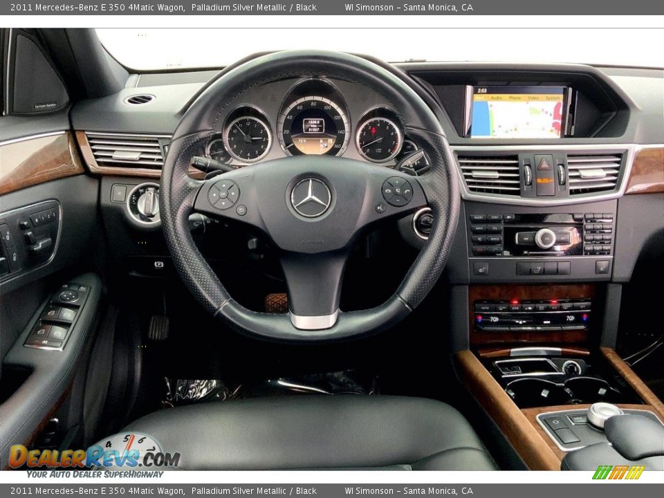 2011 Mercedes-Benz E 350 4Matic Wagon Palladium Silver Metallic / Black Photo #4
