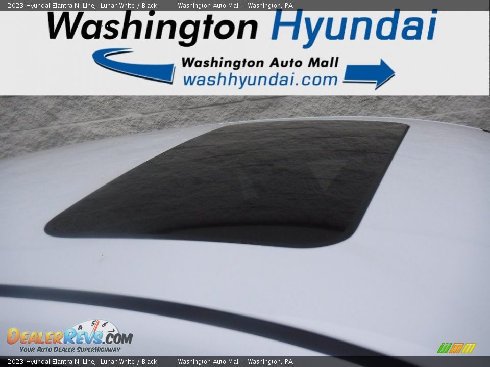 2023 Hyundai Elantra N-Line Lunar White / Black Photo #4