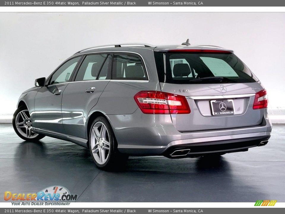 2011 Mercedes-Benz E 350 4Matic Wagon Palladium Silver Metallic / Black Photo #10