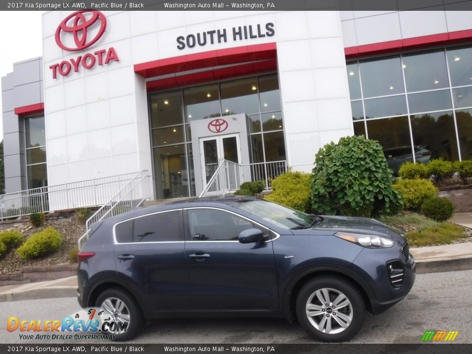 2017 Kia Sportage LX AWD Pacific Blue / Black Photo #2