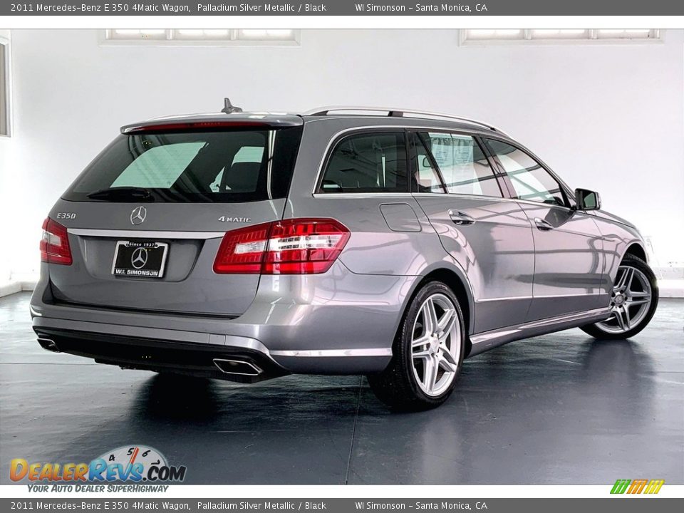 2011 Mercedes-Benz E 350 4Matic Wagon Palladium Silver Metallic / Black Photo #13