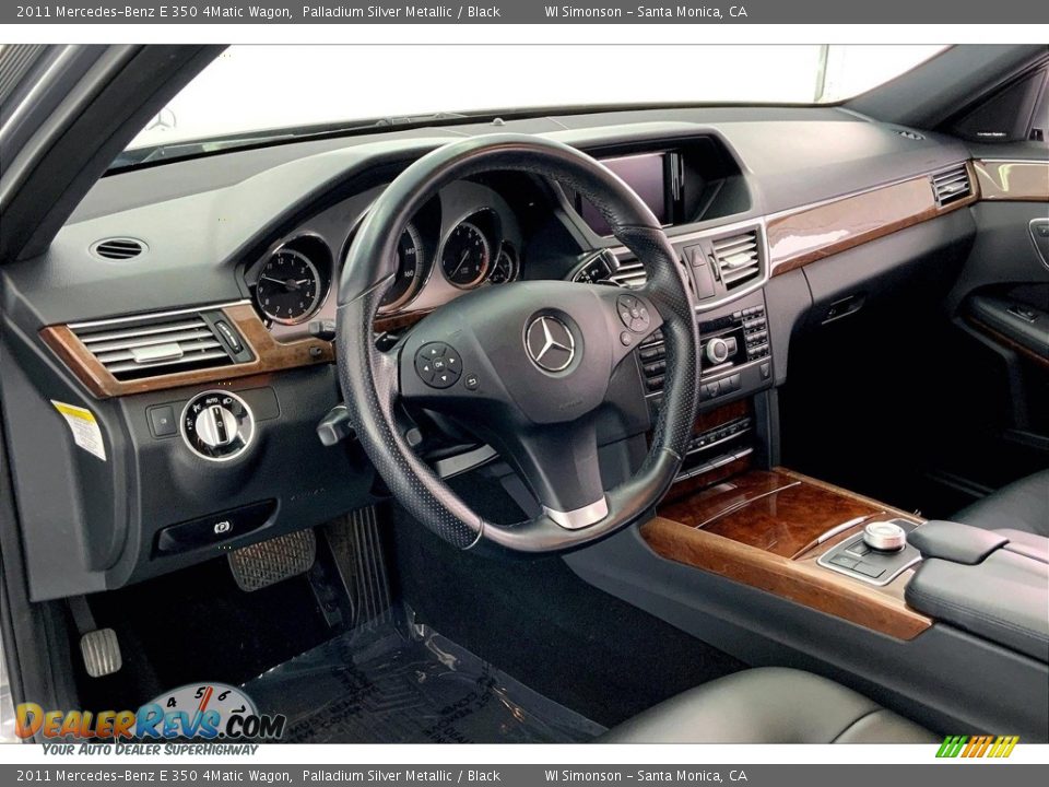2011 Mercedes-Benz E 350 4Matic Wagon Palladium Silver Metallic / Black Photo #14