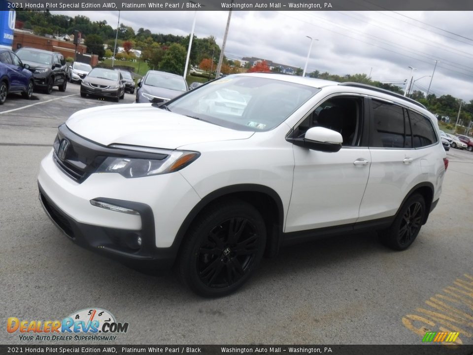 2021 Honda Pilot Special Edition AWD Platinum White Pearl / Black Photo #13