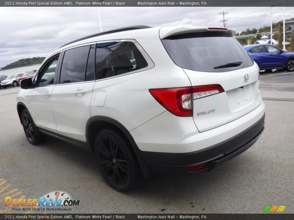 2021 Honda Pilot Special Edition AWD Platinum White Pearl / Black Photo #15