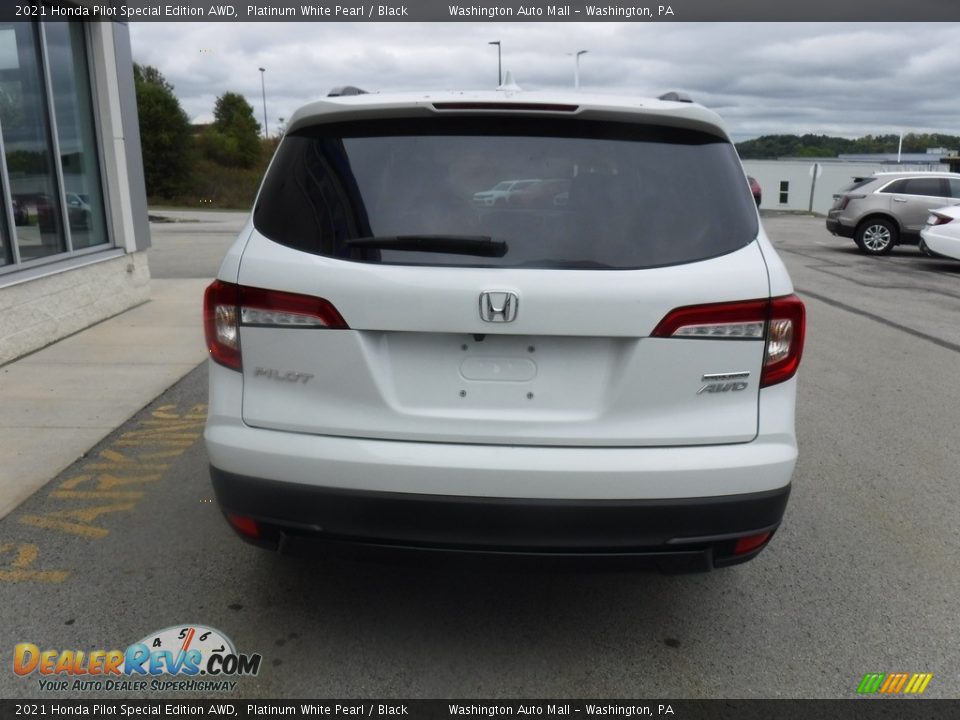 2021 Honda Pilot Special Edition AWD Platinum White Pearl / Black Photo #16