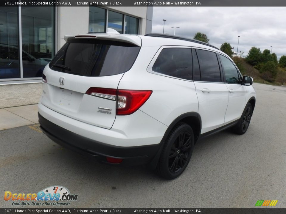 2021 Honda Pilot Special Edition AWD Platinum White Pearl / Black Photo #17