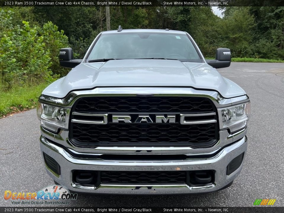 2023 Ram 3500 Tradesman Crew Cab 4x4 Chassis Bright White / Diesel Gray/Black Photo #3