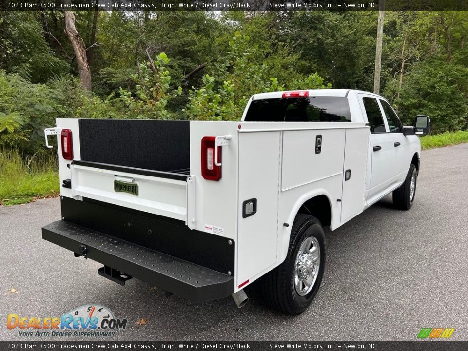 2023 Ram 3500 Tradesman Crew Cab 4x4 Chassis Bright White / Diesel Gray/Black Photo #6