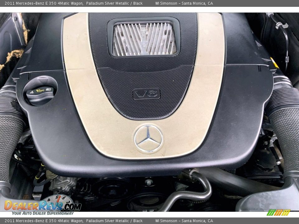 2011 Mercedes-Benz E 350 4Matic Wagon Palladium Silver Metallic / Black Photo #32