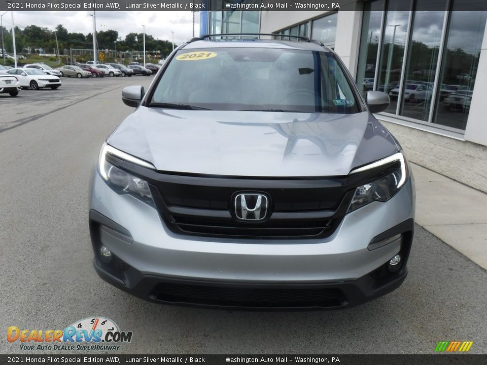 2021 Honda Pilot Special Edition AWD Lunar Silver Metallic / Black Photo #15