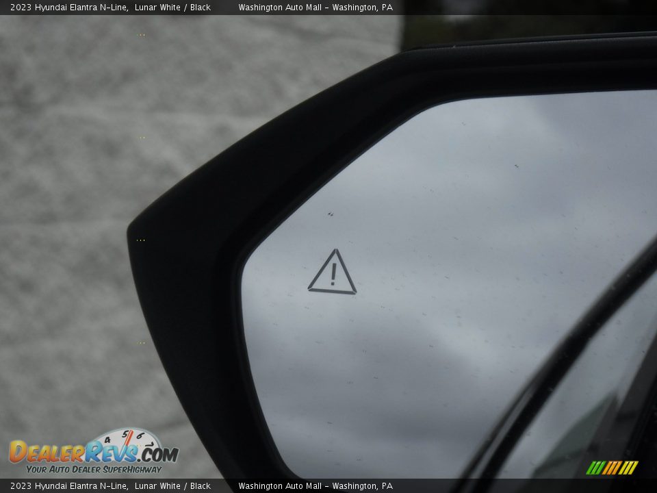 2023 Hyundai Elantra N-Line Lunar White / Black Photo #23