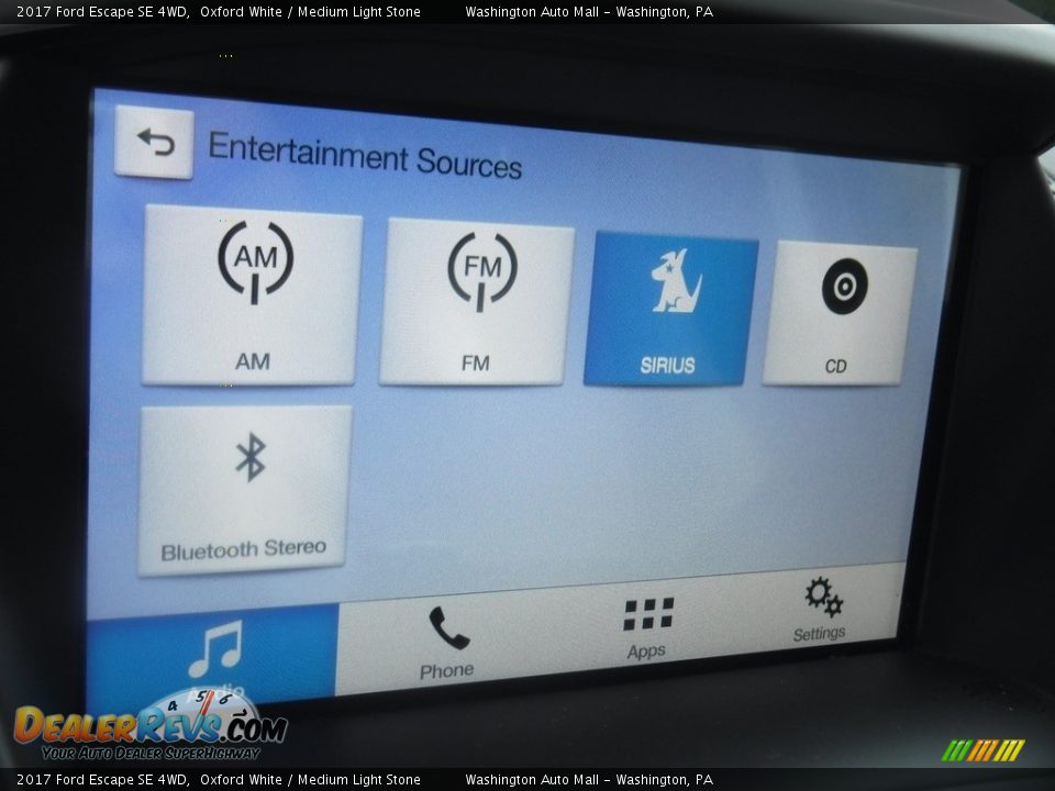 2017 Ford Escape SE 4WD Oxford White / Medium Light Stone Photo #22