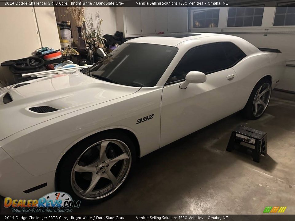 2014 Dodge Challenger SRT8 Core Bright White / Dark Slate Gray Photo #2