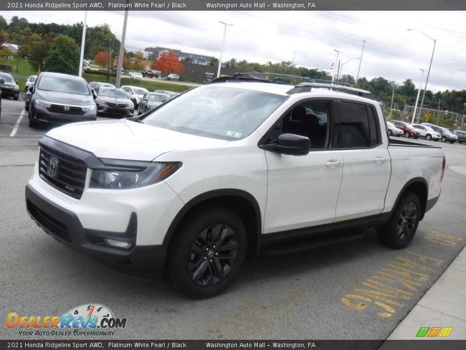 2021 Honda Ridgeline Sport AWD Platinum White Pearl / Black Photo #12